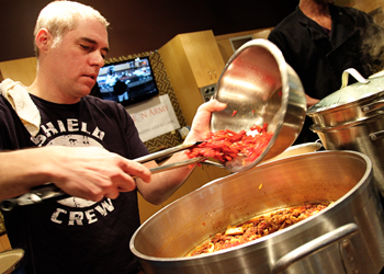 High-Profile Chef, Jeff Ansorge, runs the kitchen at the Salvation Army