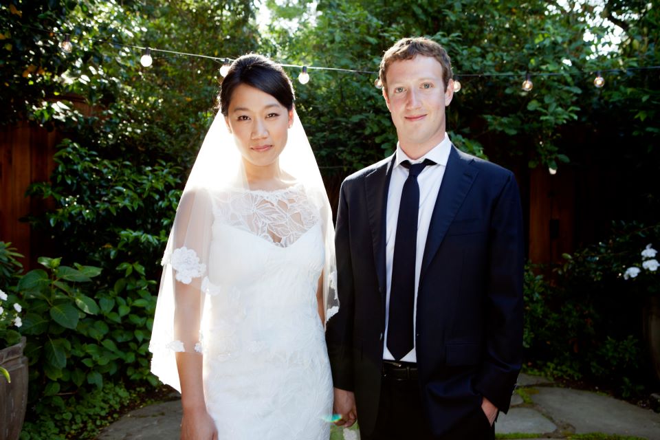 Mark Zuckerberg and Priscilla Chan