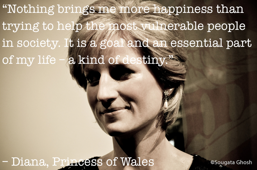 Princess Diana Philanthropy Quote