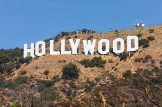 A photo of the Hollywood sign.