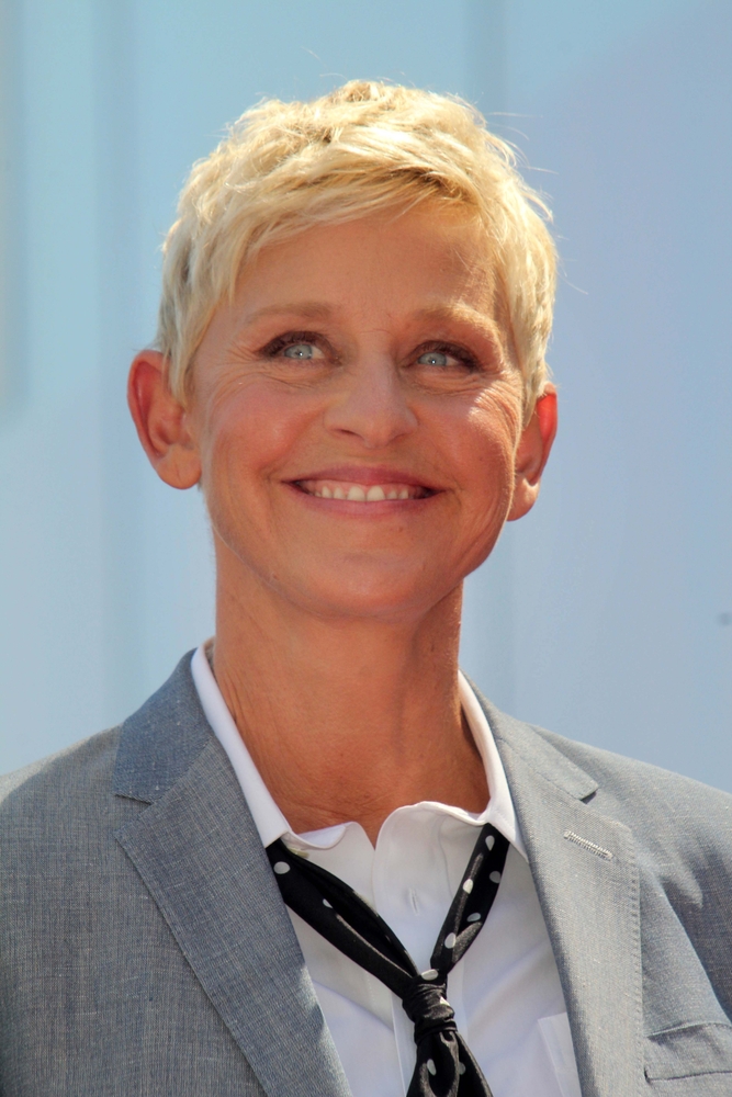 A photo of Ellen DeGeneres.